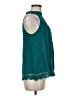 VICI Teal Sleeveless Blouse Size M - photo 4