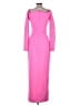 Mônot 100% Polyester Pink Casual Dress Size EU 42 / US 12 - photo 2