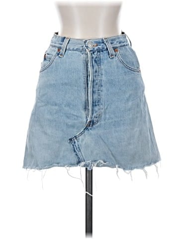 RE/DONE Denim Skirt (view 1)