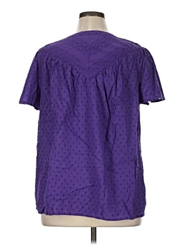 Lane Bryant Short Sleeve Blouse (view 2)