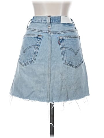 RE/DONE Denim Skirt (view 2)