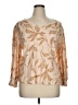 Democracy Tan 3/4 Sleeve Blouse Size 1X - photo 1