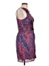 BCBGeneration 100% Polyester Animal Print Blue Cocktail Dress Size 10 - photo 4