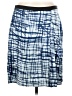 BCBGMAXAZRIA 100% Polyester Graphic Blue Casual Skirt Size 8 - photo 1