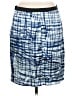 BCBGMAXAZRIA 100% Polyester Graphic Blue Casual Skirt Size 8 - photo 2