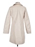 Dennis by Dennis Basso 100% Polyester Ivory Trenchcoat Size XS - photo 2