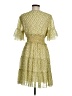 Max Studio 100% Polyester Yellow Cocktail Dress Size M - photo 2
