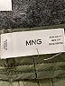 MNG 100% Polyester Green Casual Pants Size S - photo 4