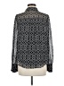Joie 100% Silk Black Long Sleeve Silk Top Size M - photo 2