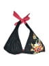 Athleta Floral Black Swimsuit Top Size M - photo 1