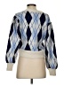 Monki Argyle Blue Cardigan Size S - photo 2
