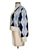 Monki Argyle Blue Cardigan Size S - photo 5