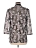 Alex Evenings Paisley Silver 3/4 Sleeve Blouse Size M - photo 2