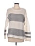 Aeropostale Stripes Gray Pullover Sweater Size M - photo 1