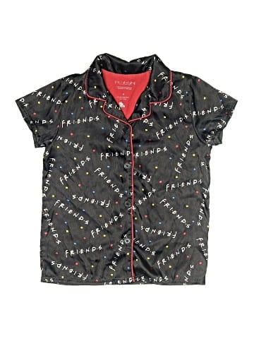 Friends Short Sleeve Button-Down Shirt (view 1)