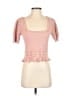 Lulus Pink Short Sleeve Top Size S - photo 1