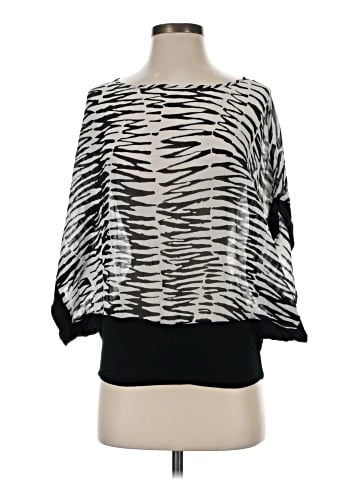 Banana Republic Trina Turk Collection 3/4 Sleeve Silk Top (view 1)