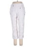 Requirements Graphic Silver Casual Pants Size 14 - photo 1