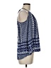 Green Dragon 100% Rayon Blue Sleeveless Blouse Size M - photo 4