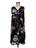 Maurices 100% Polyester Floral Black Casual Dress Size S - photo 1