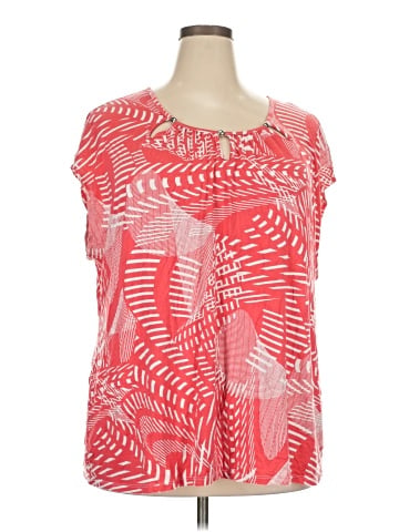 Carmen Carmen Marc Valvo Short Sleeve Blouse (view 1)