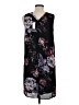 Maurices 100% Polyester Floral Black Casual Dress Size S - photo 2