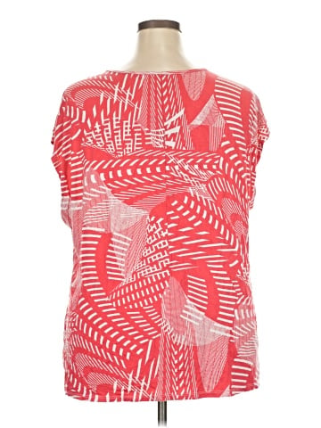 Carmen Carmen Marc Valvo Short Sleeve Blouse (view 2)