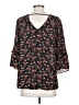 DR2 100% Polyester Black 3/4 Sleeve T-Shirt Size S - photo 2