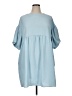 Arula 100% Polyester Solid Blue Casual Dress Size 1X - photo 1