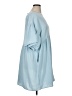 Arula 100% Polyester Solid Blue Casual Dress Size 1X - photo 4