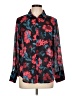 Zara Floral Red Long Sleeve Blouse Size L - photo 1