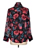 Zara Floral Red Long Sleeve Blouse Size L - photo 2