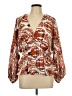 Entro 100% Polyester Orange Kimono Size L - photo 1