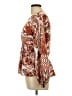 Entro 100% Polyester Orange Kimono Size L - photo 5