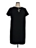 Talbots Solid Black Casual Dress Size 16 - photo 1
