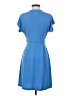 Nine West Solid Blue Cocktail Dress Size S - photo 2