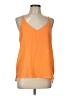 Shinestar 100% Polyester Orange Sleeveless Top Size L - photo 1