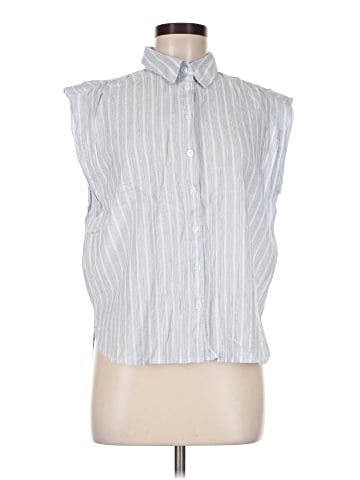 Banana Republic Factory Store Sleeveless Button-Down Shirt (view 1)