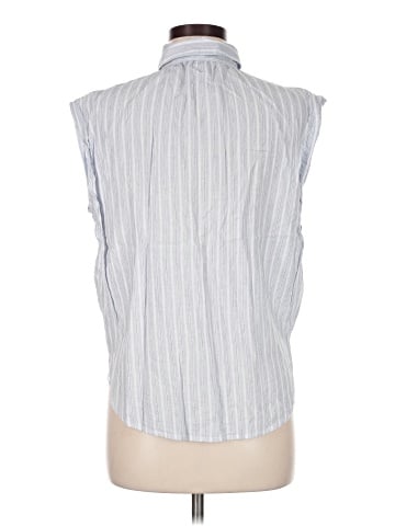 Banana Republic Factory Store Sleeveless Button-Down Shirt (view 2)