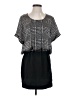 Reformed 100% Polyester Houndstooth Gray Casual Dress Size S - photo 1