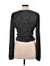 Zara Polka Dots Black Long Sleeve Blouse Size M - photo 2