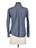 Old Navy 100% Cotton Polka Dots Blue Long Sleeve Button-Down Shirt Size S - photo 2