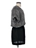 Reformed 100% Polyester Houndstooth Gray Casual Dress Size S - photo 4
