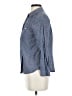 Old Navy 100% Cotton Polka Dots Blue Long Sleeve Button-Down Shirt Size S - photo 5