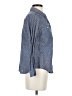 Old Navy 100% Cotton Polka Dots Blue Long Sleeve Button-Down Shirt Size S - photo 4