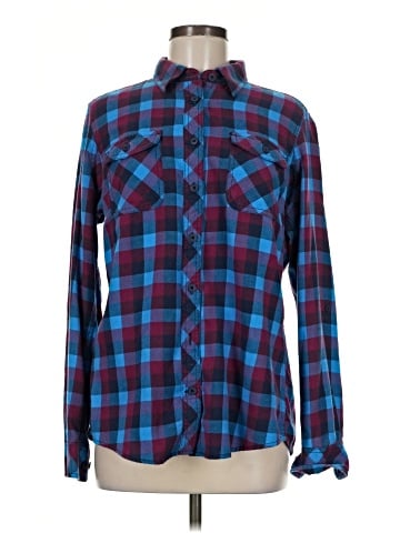 Duluth Trading Co. Long Sleeve Button-Down Shirt (view 1)