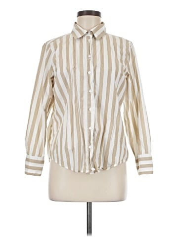 Banana Republic Factory Store Long Sleeve Button-Down Shirt (view 1)