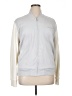 Outdoor Voices 100% Cotton Color Block Blue White Track Jacket Size XL - photo 1