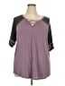Torrid Purple 3/4 Sleeve T-Shirt Size 3X Plus (3) - photo 1