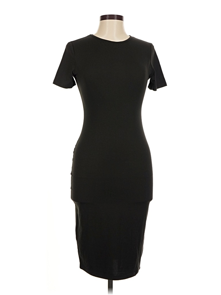 Pre-owned Assorted Brands Casual Dress In Black